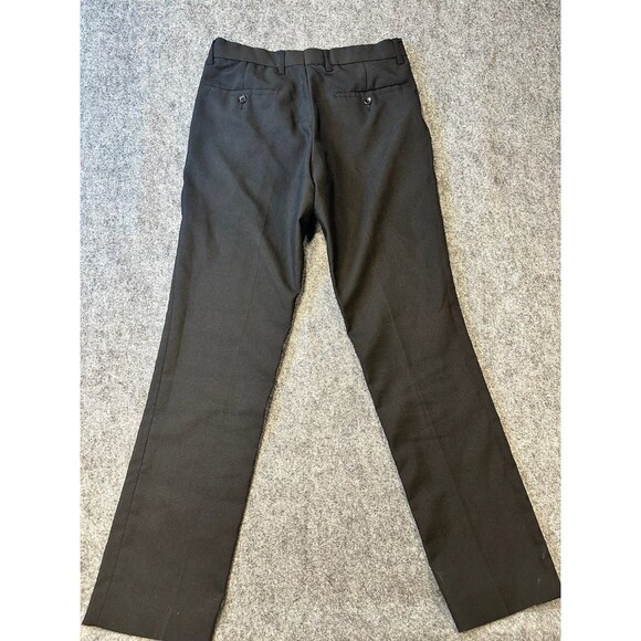 Victorio Cuture Mens Dress Pants Size 32x30 Large Black Formal Trouser Classic - Picture 2 of 10